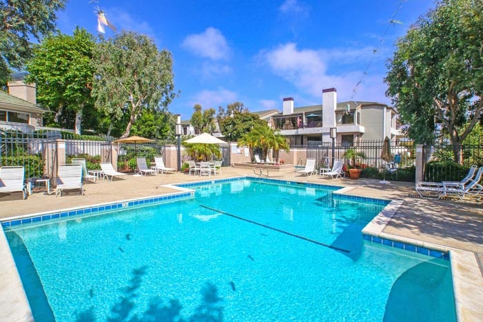 Villa Balboa Community Pool in Newport Beach, CA